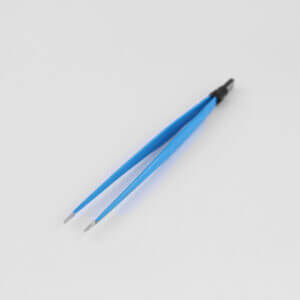 ESU Reusable 20cm Straight Bipolar Forceps - 2mm Tip