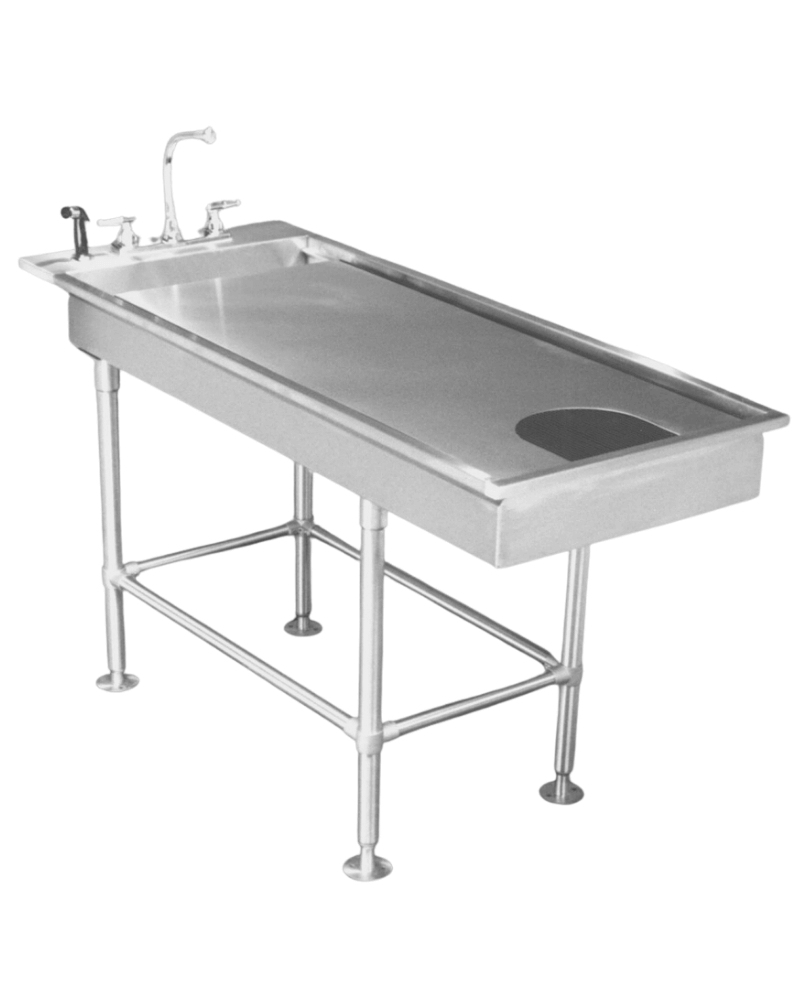 Economy low profile stainless veterinary tub table