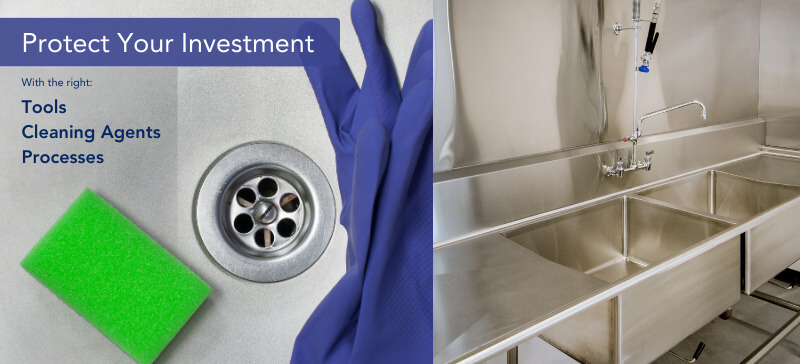 Protect your investment in the stainless steel you have throughout your veterinary facility