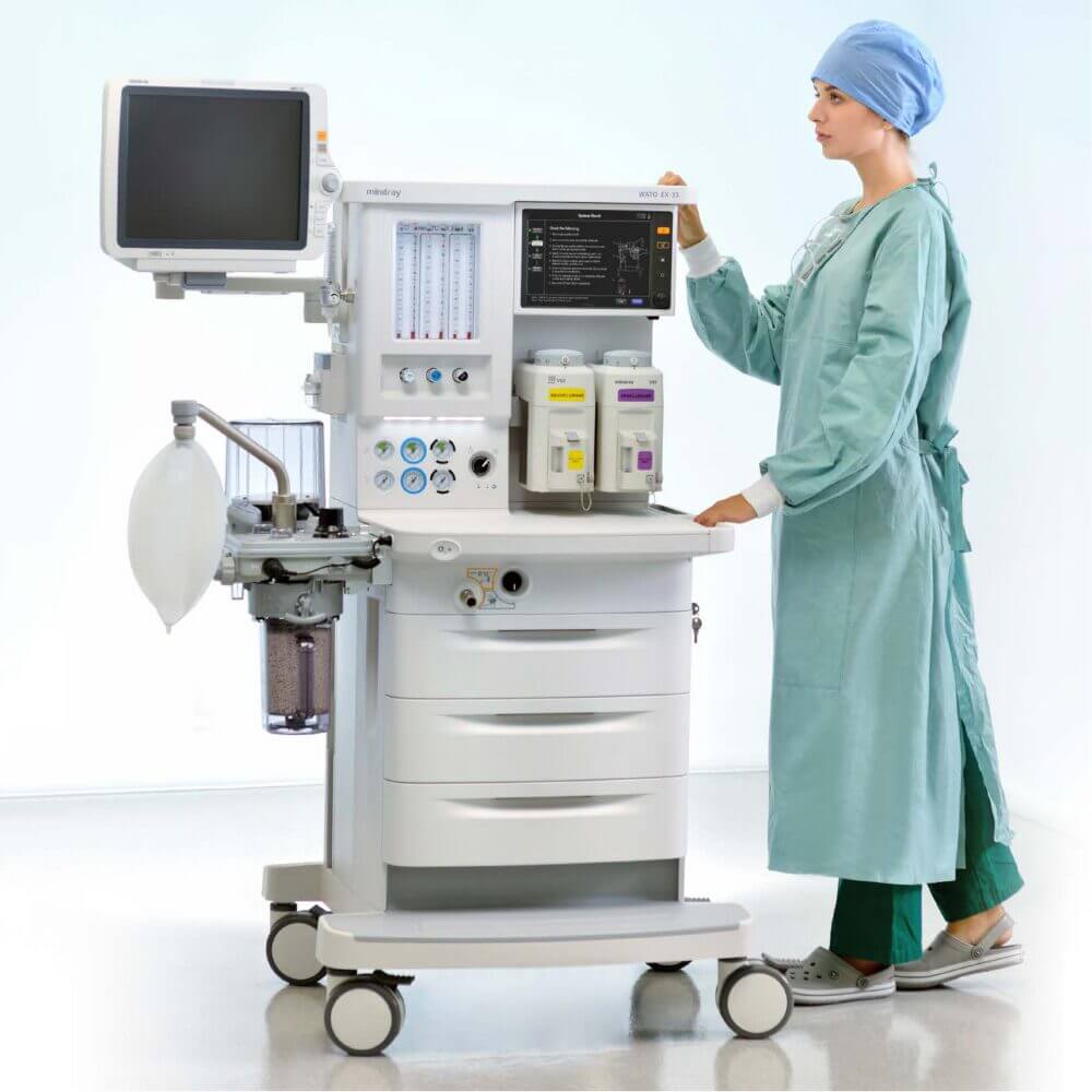 Mindray Wato EX35 Veterinary Anesthesia Machine - Infinium