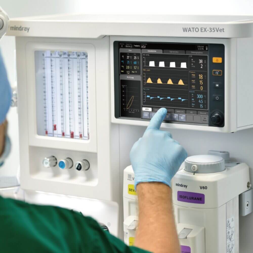 Mindray Wato EX35 Veterinary Anesthesia Machine - Infinium
