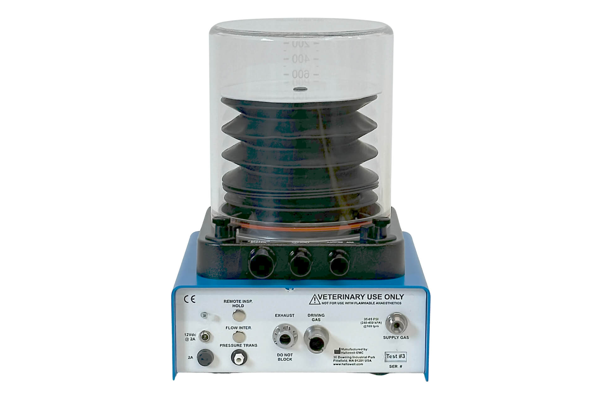 Hallowell 2024PRO Digital Anesthesia Ventilator