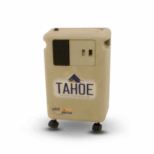 Tahoe veterinary oxygen concentrator for anesthesia and critical care