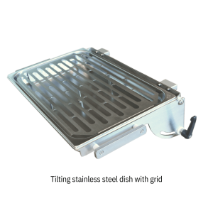 Tilting Stainless Fluid Collection Tray