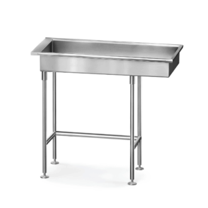 Economy stainless 6" deep wet table