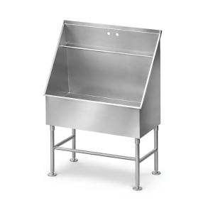 Bathing Grooming Tub with Backsplash