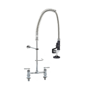 Deck-Mount Sprayer with SS Covered Hose