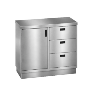 Stainless Exam Cabinet with Marine Edge Top