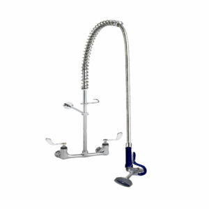 Wall-Mount Sprayer with 96_ SS Covered Hose